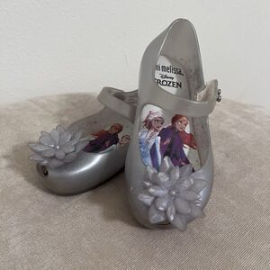 Mini Melissa Girls Mini Ultragirl + Frozen jelly shoes Size 7
